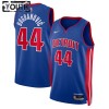 Barn Detroit Pistons Tröja Bojan Bogdanovic 44 Nike 2022-23 Icon Edition Blå Swingman